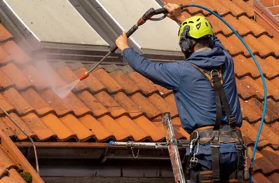 Démoussage et hydrofuge de toiture à Quintin